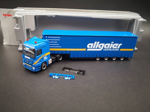 Herpa actros mp3 allgaier - herpa, mb