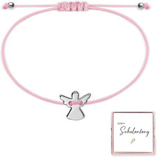 Einschulung Mädchen Jungen Schutzengel Armband mit Karte Schulanfang, Schulkind 