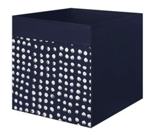 DRÖNA IKEA Fach, Box Kiste dunkelblau/weiß, 33x38x33 Kallax
