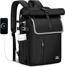MATEIN Rolltop Rucksack Herren, Rucksack Wasserdicht 36L, Großer Laptoprucksack