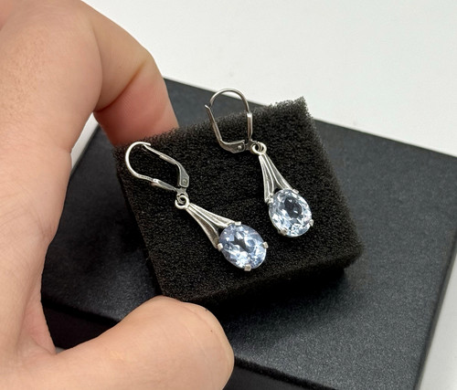 Jugendstil 925 silber - silber, ohrringe
