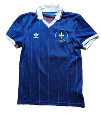 Adidas Frankreich FFF France Retro Trikot Shirt blau #10 Platini Zidane Sz. S