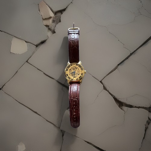 Automatik skelett armbanduhr - skelett,
