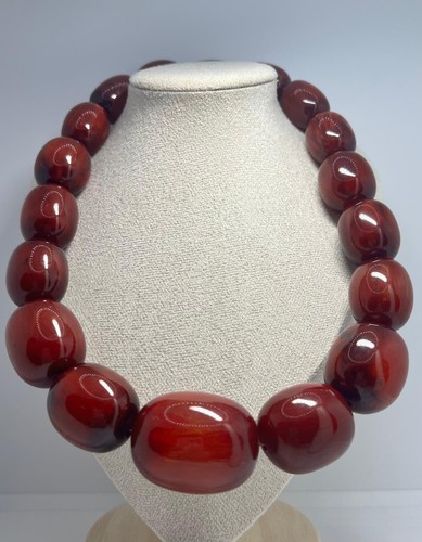 Vintage cherry amber kette - vintage,