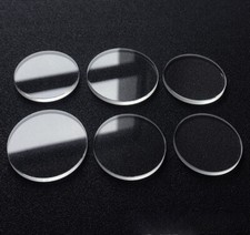 1,0/1,5/2,0/2,5//3,0mm Flache Saphirglas Saphir Kristallglas Uhrglas Ø13-45mm