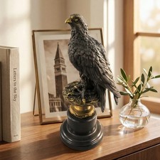 Bronze adler figur mit - adler,