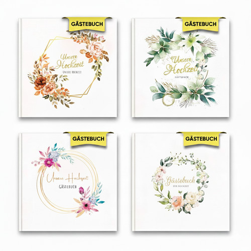 Premium gästebuch hochzeit - premium,