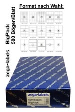 Etiketten selbstklebend auf