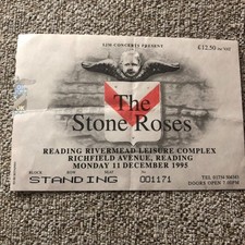 Stone Roses ticket Rivermead
