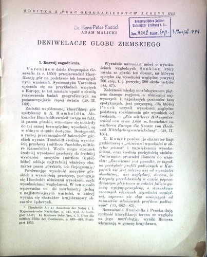 Deniwelacje globu ziemskiego - deniwelacje,