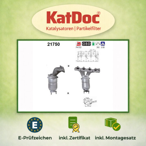 Katalysator für fiat - für,