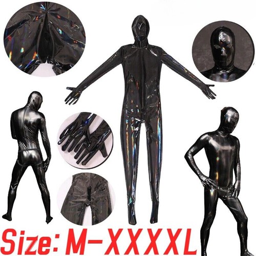 Men latex rubber leather - men,