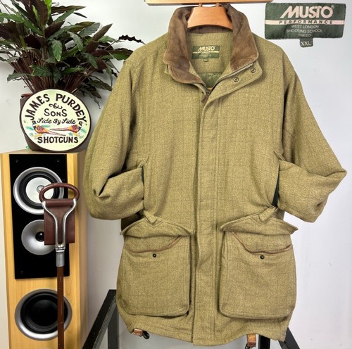 Musto tweed feldmantel - musto, (2xl)