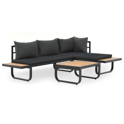 Ecksofa tisch kissen alu wpc - kissen,