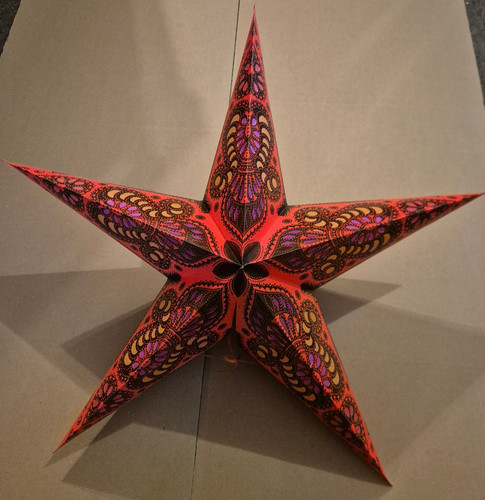 Weihnachtsstern papierstern - weihnachtsstern,