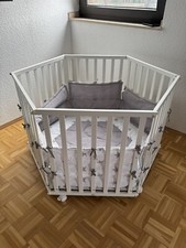 Laufgitter Rock Star Baby, 6-eckig, weiß