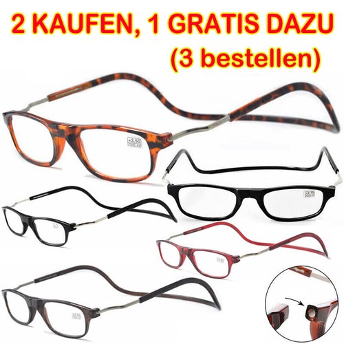 Teilbare lesebrille mit - teilbare,