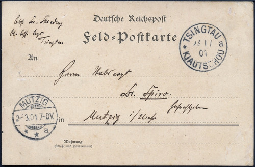 Kiautschou 1901 boxeraufstand - 1901,