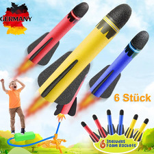 6x Kinder Raketen Spielzeug