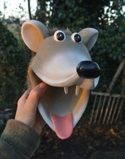 Ratte Maus Kopf Deko Keramik