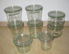 8 WECK Gläser kleine