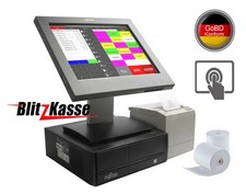 12" Kassensystem für Einzelhandel, Schnellgastronomie, Kiosk, Imbiss, Supermarkt