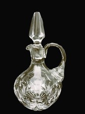 Karaffe Bleikristall attraktiv geschliffen 21cm elegant schwer JOSKA 60er