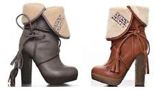 Miss Sixty Damen Leder High Heels Stiefeletten Schuhe Daisy Cognac NEU Gr. 35-41