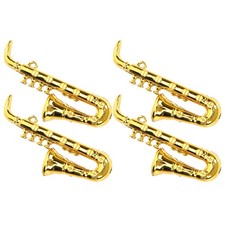  4 Pcs Miniatur Saxophon