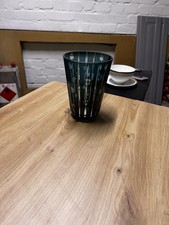 Vintage glas vase grün - glas,