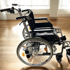 Elektrische Schiebehilfe, Viamobil V14 Eco, mit Faltrollstuhl, Schubhilfe