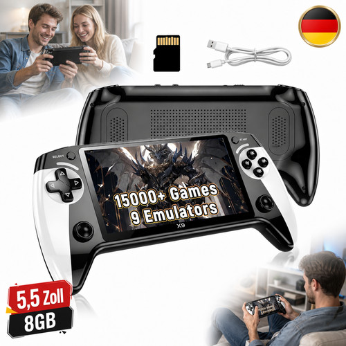Schwarz 8gb handheld - schwarz,