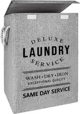 Wäschekorb mit Deckel, 85L