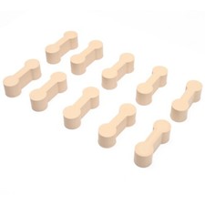 Schienen-Verbinder - 10-tlg. Holzeisenbahn-Set passend für Eichhorn, Brio, Haba