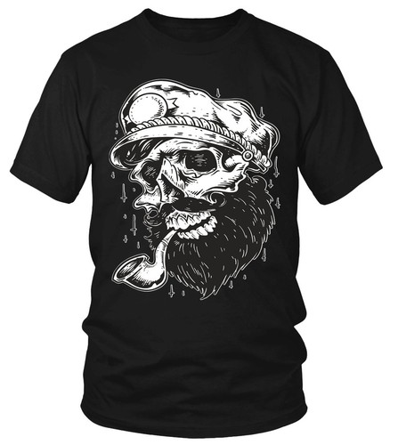 Sailor skull beard shirt fun - sailor,