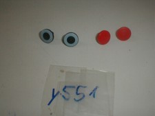 Playmobil/LGB Modelleisenbahn, 4 x Puffer, 2 x rot, 2 x schwarz/silber Neu (Y551