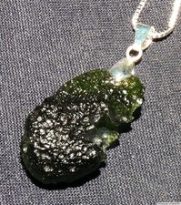 Anhänger Moldavit, Impaktit