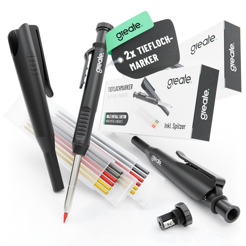 Greate tieflochmarker - 2x,