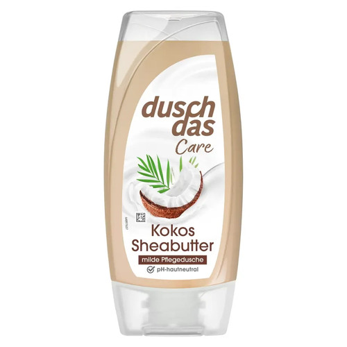 6x225ml dusch das care - das, kokos