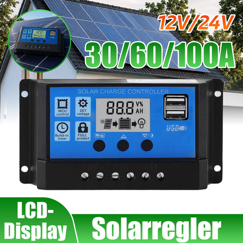 Solar laderegler 100a 60a 30a - laderegler,