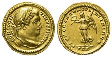 Rom - Constantin I. Magnus - 307-337 n.Chr. - Aureus - Rv. Victoria - RRR!