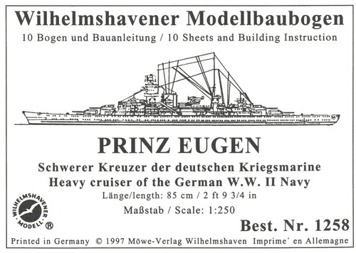 Möwe modell 1258 - 1258, "schwerer