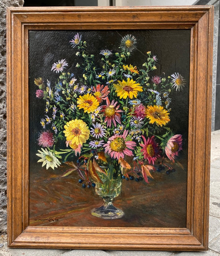 Stillleben mit blumen - mit,