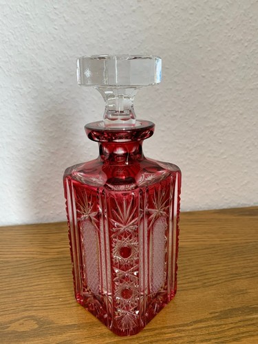 Kristall glas karaffe - kristall-,