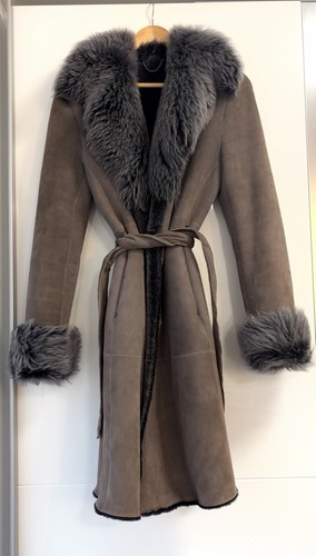Lammleder pelzmantel emile - pelzmantel,