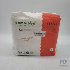 Bambiboo Windeln Gr.5 Junior (12-17kg) Bio-Baumwolle, 24 Stück, Öko