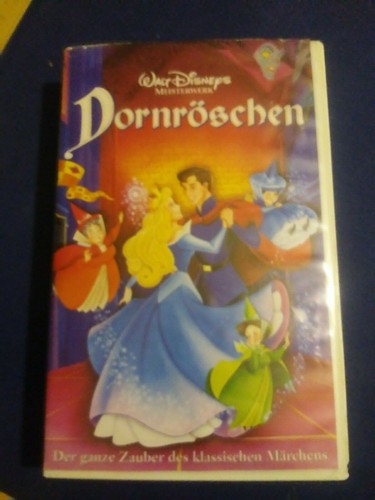 Vhs walt disney dornröschen - vhs,