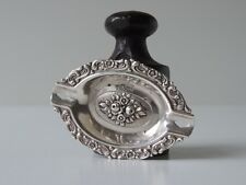 KLEINER ASCHENBECHER SILBER 800 PUNZE