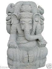 Ganesha, Handarbeit Indonesien, Gartendeko, Buddha, Hindugott mit Elefantenkopf