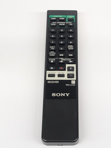 Sony u141 receiver original - sony, rm-u141